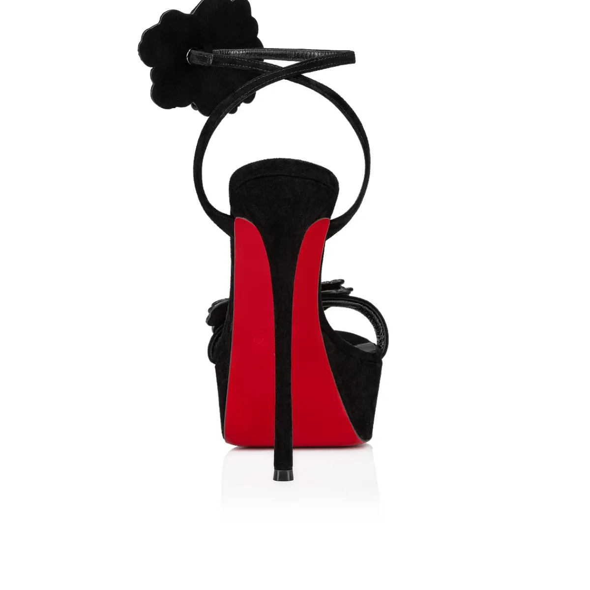 Christian Louboutin Button Flower Strass Loubi Queen Alta