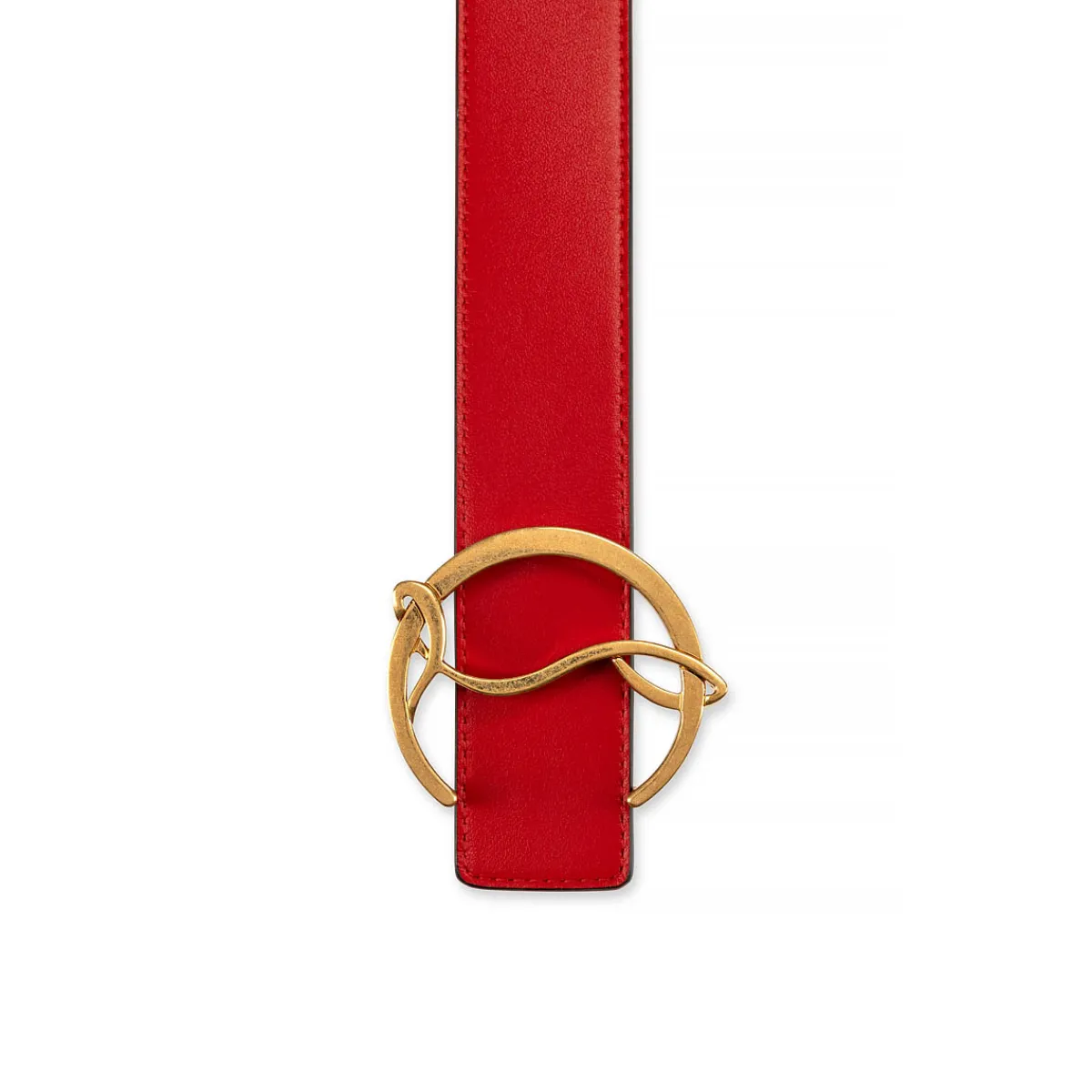 Women Christian Louboutin CL Logo Belt