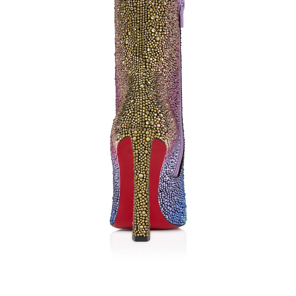 Christian Louboutin Condora Booty Strass Rainbow