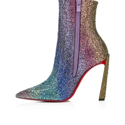 Christian Louboutin Condora Booty Strass Rainbow