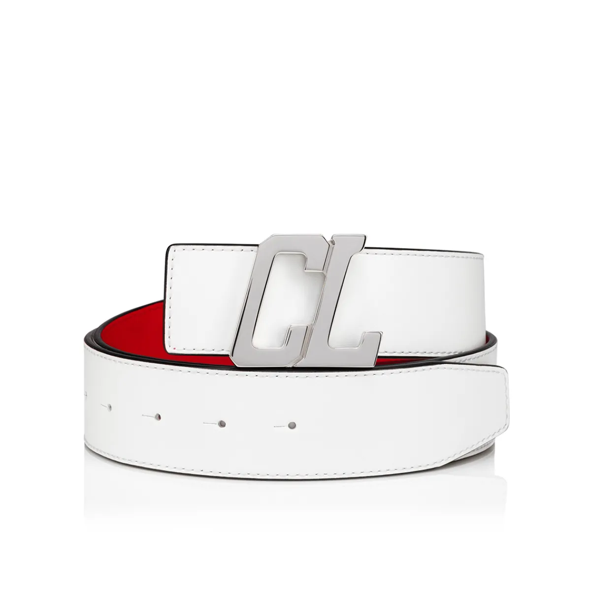 Christian Louboutin Happy Rui CL Logo Belt Buckle