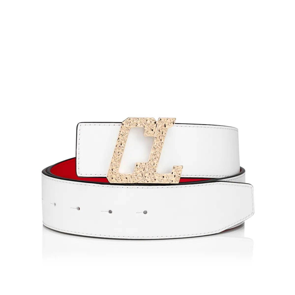 Christian Louboutin Happy Rui CL Logo Belt Buckle