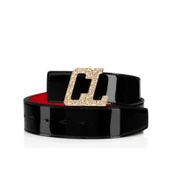 Christian Louboutin Happy Rui CL Logo Belt Buckle