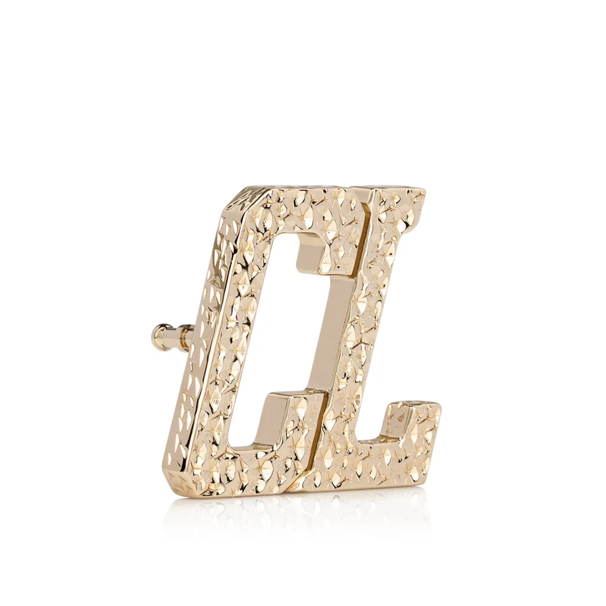 Christian Louboutin Happy Rui CL Logo Belt Buckle