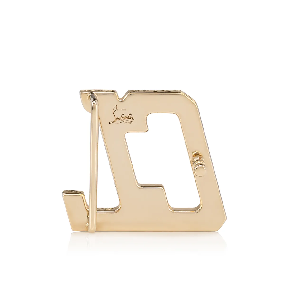 Christian Louboutin Happy Rui CL Logo Belt Buckle