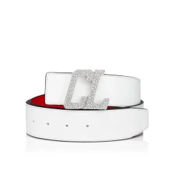 Christian Louboutin Happy Rui CL Logo Belt Buckle