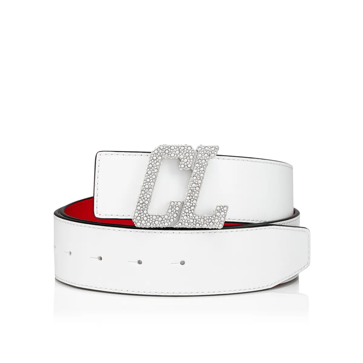 Christian Louboutin Happy Rui CL Logo Belt Buckle