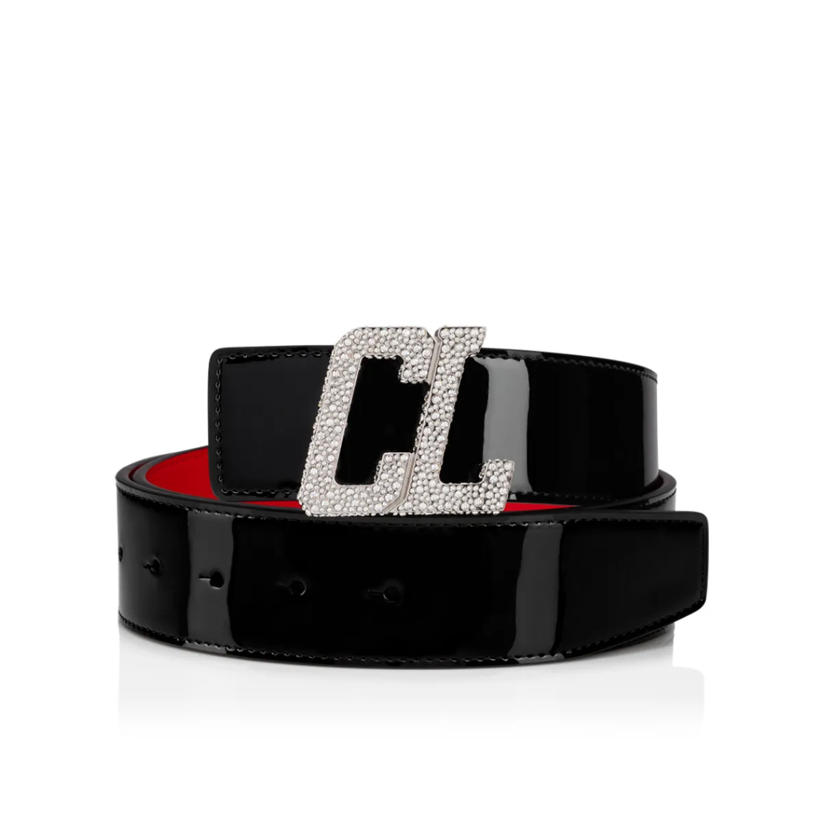 Christian Louboutin Happy Rui CL Logo Belt Buckle