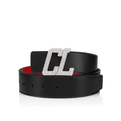 Christian Louboutin Happy Rui CL Logo Belt Buckle
