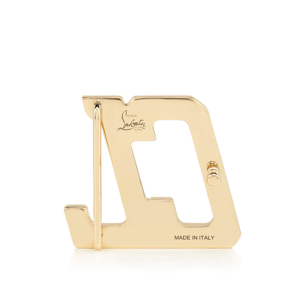 Christian Louboutin Happy Rui CL Logo Belt Buckle
