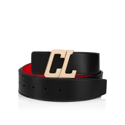 Christian Louboutin Happy Rui CL Logo Belt Buckle
