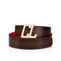 Christian Louboutin Happy Rui CL Logo Belt Buckle