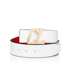 Christian Louboutin Happy Rui CL Logo Belt Buckle