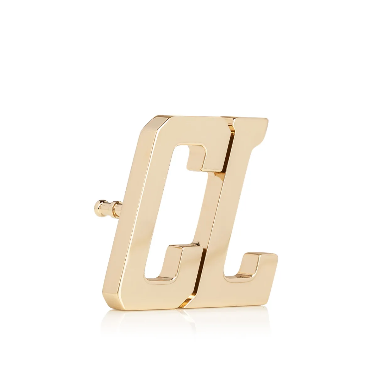 Christian Louboutin Happy Rui CL Logo Belt Buckle