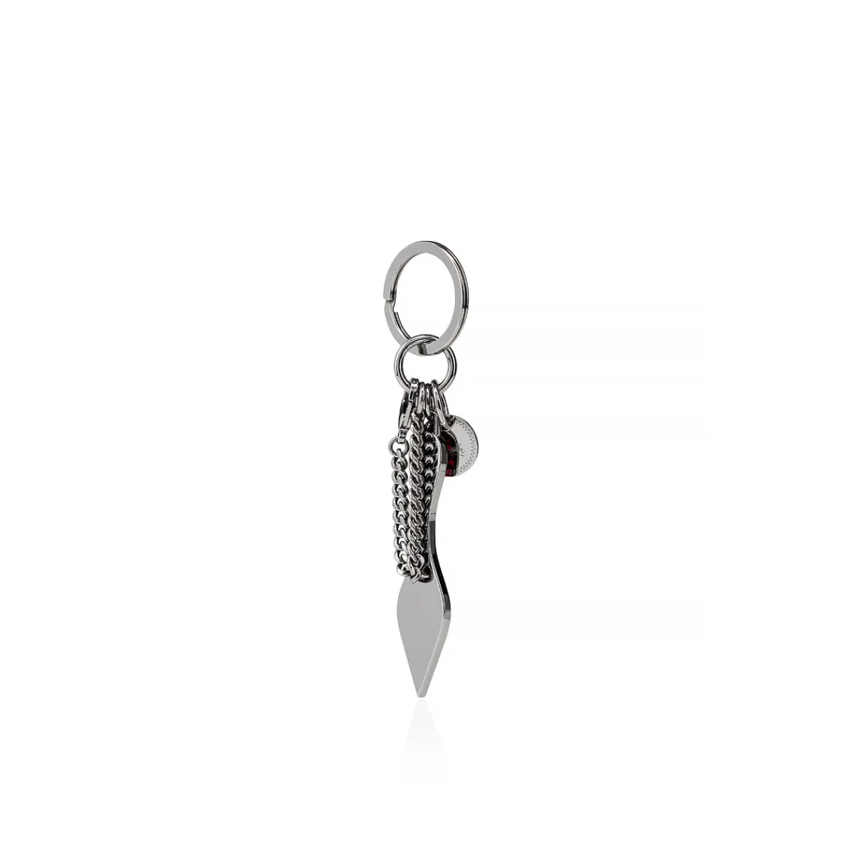 Women Christian Louboutin Red Sole Keyring