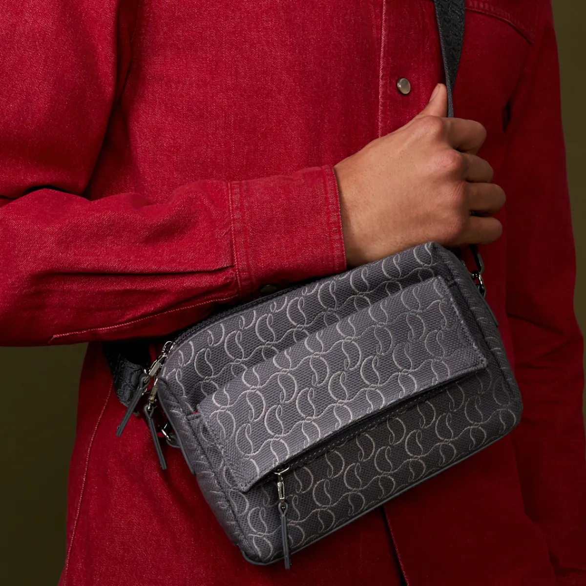 Women Christian Louboutin Zip N Flap